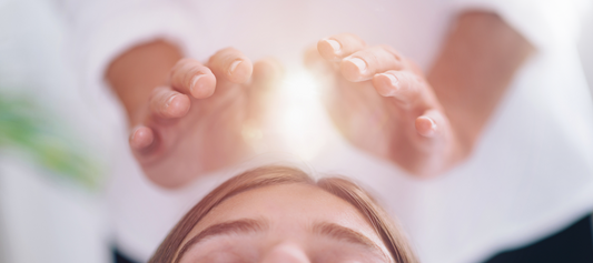 Reiki hand position above the head