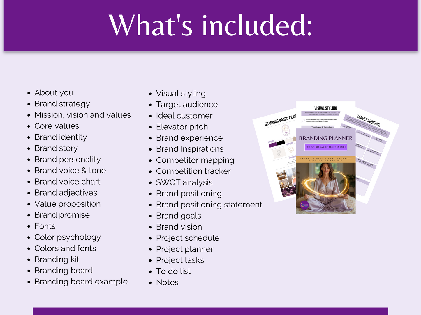 Branding Planner for Spiritual Entrepreneurs
