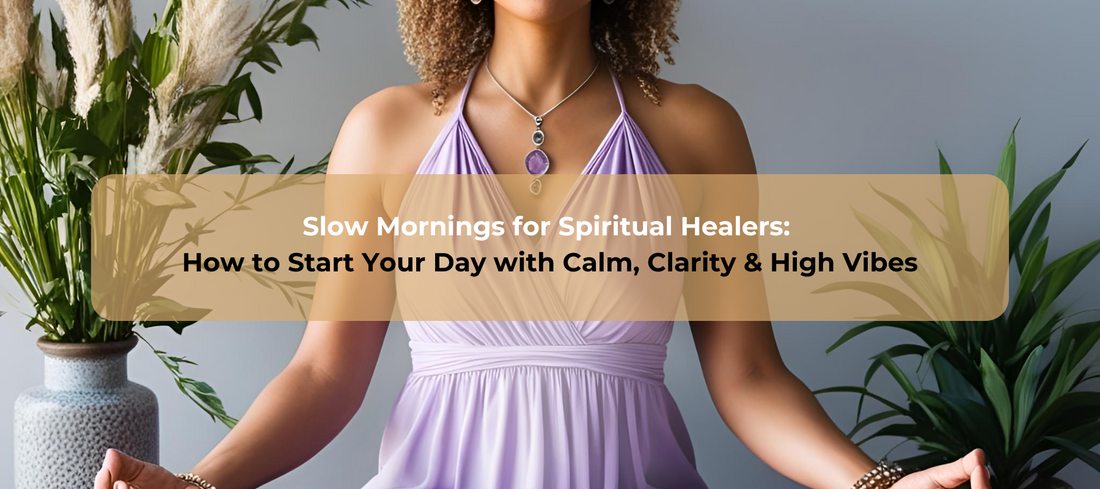 Slow Mornings for Spiritual Healers: How to Start Your Day with Calm, Clarity & High Vibes