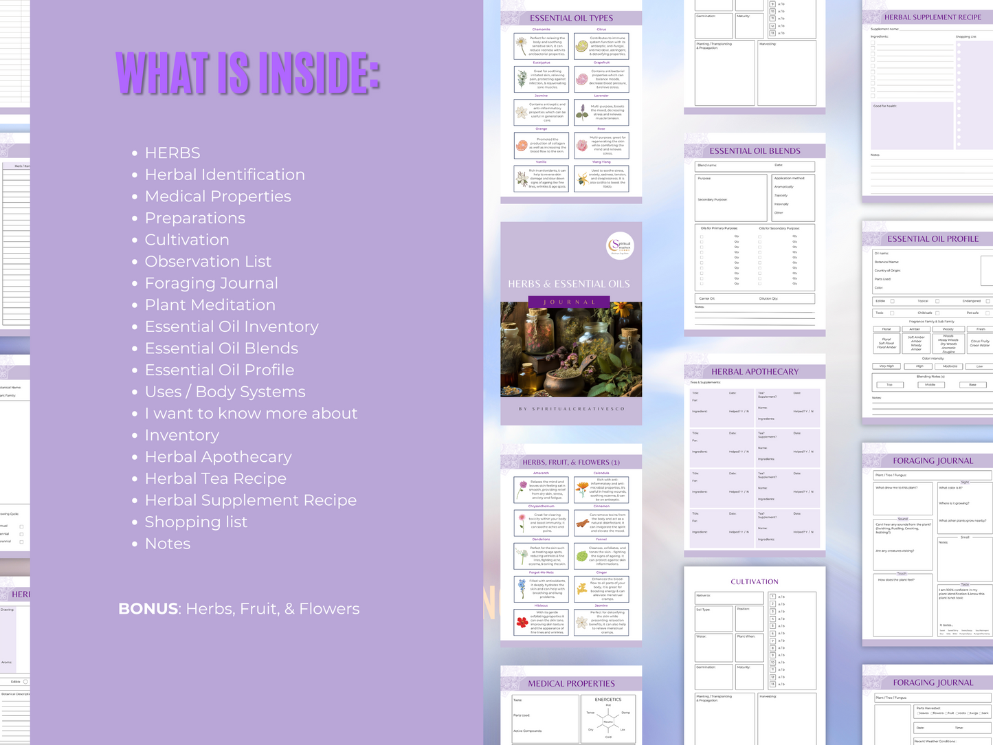 Herbs & Essential Essential Oils Journal