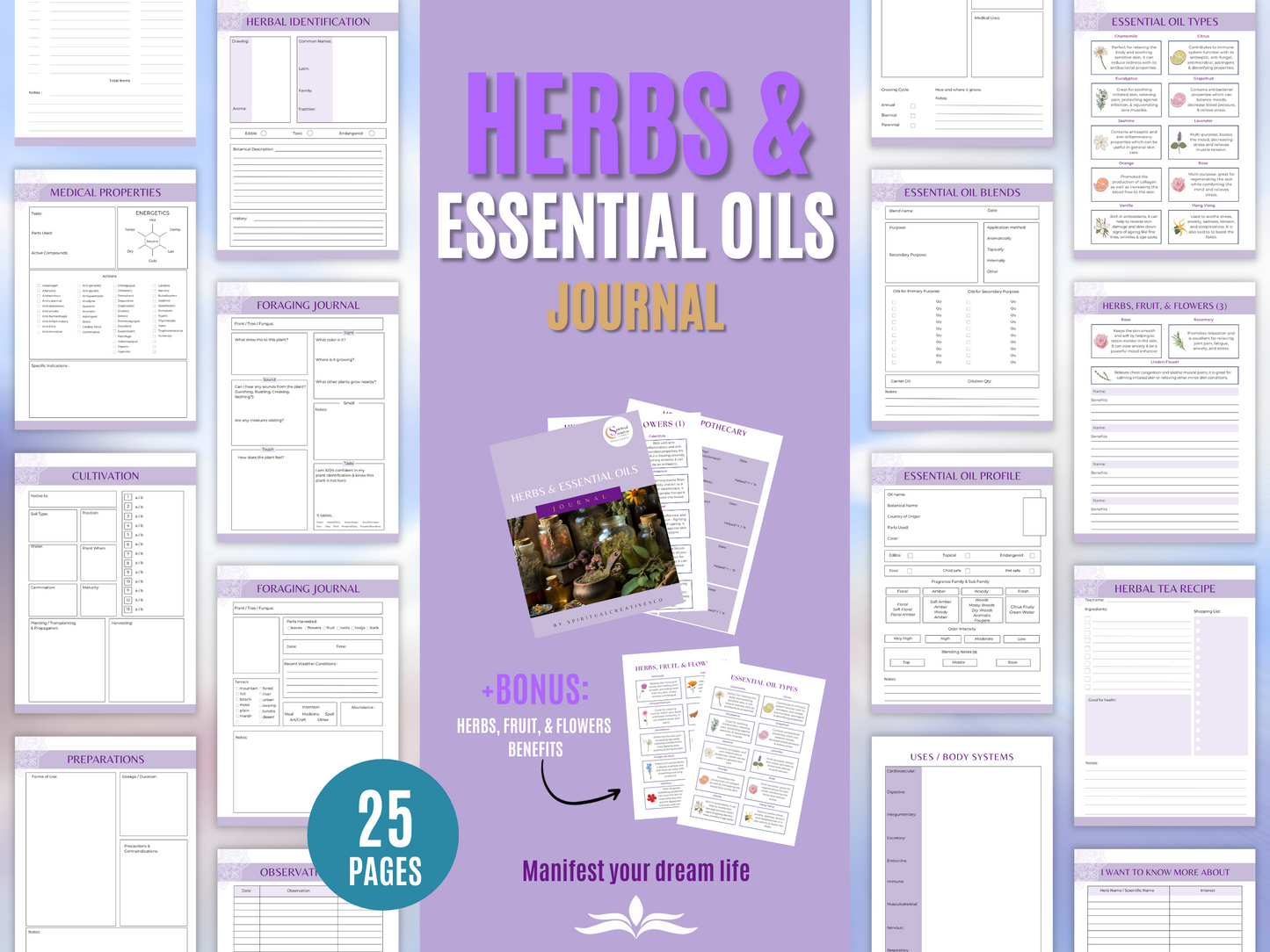 Herbs & Essential Essential Oils Journal