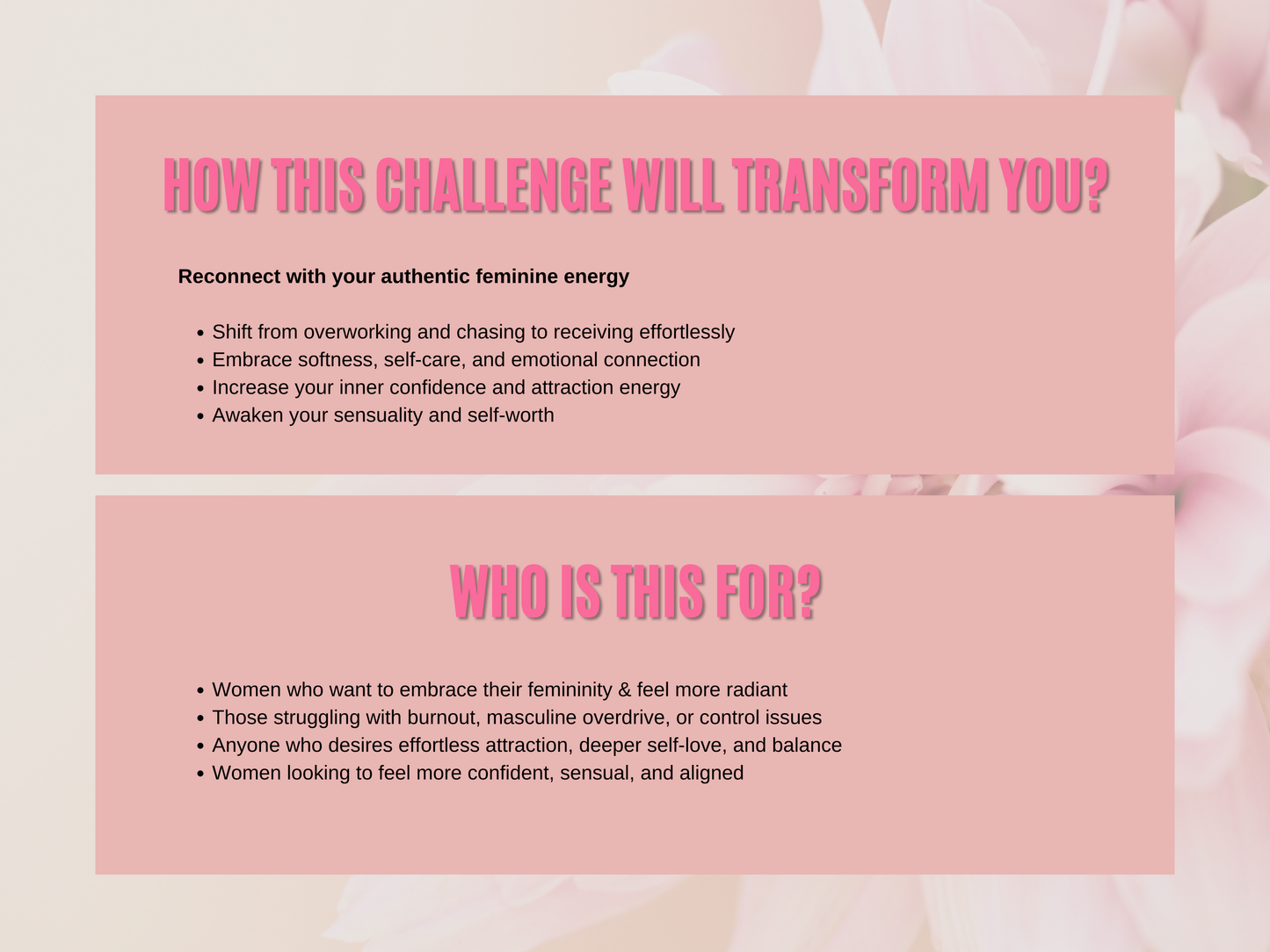 Feminine Energy 21 day Challenge | Embrace Your Divine Feminine Power & Magnetism | Self-Love, Confidence, Sensuality, Abundance Guide