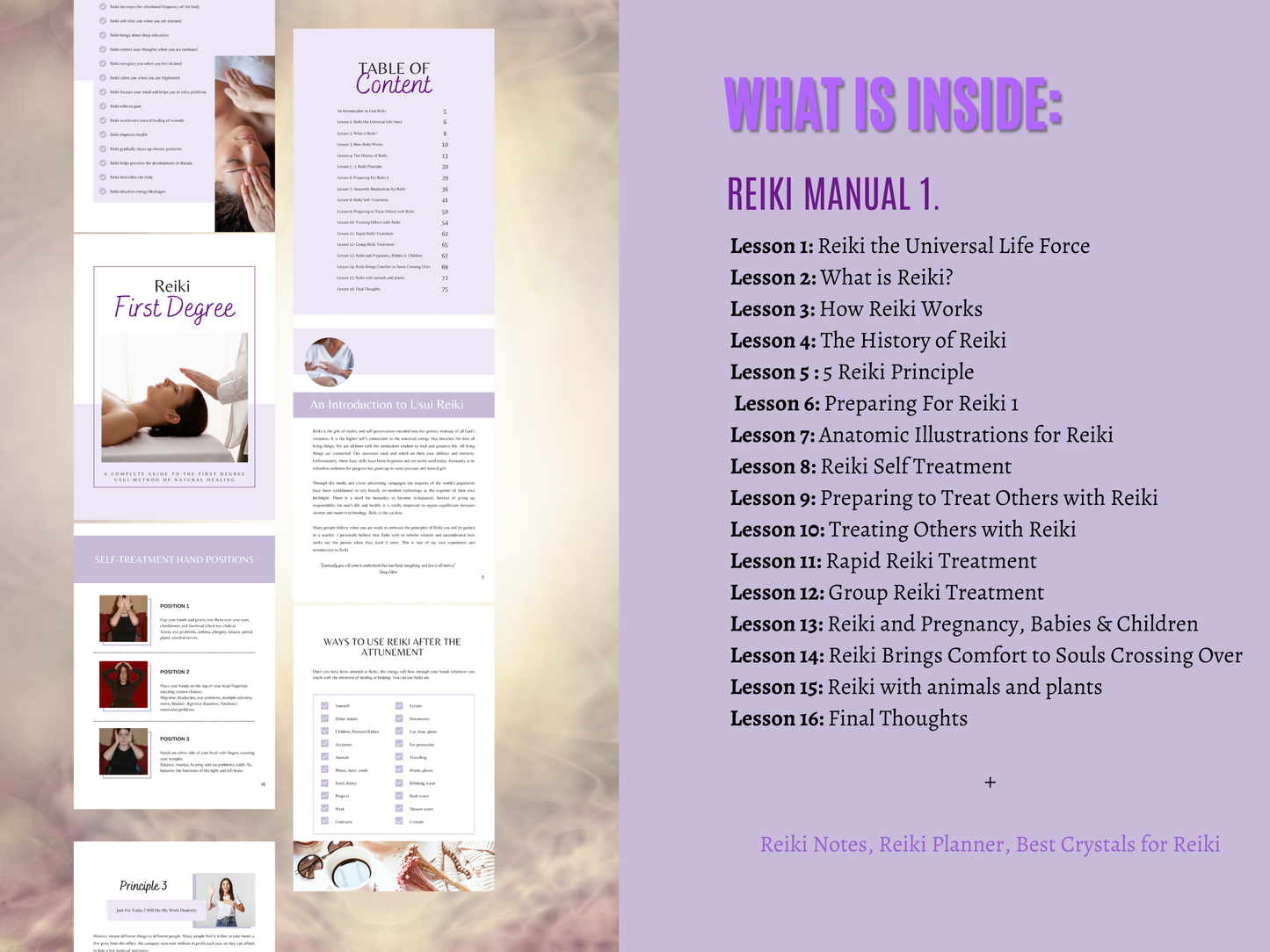 Reiki Manuals (1st and 2nd Degree)