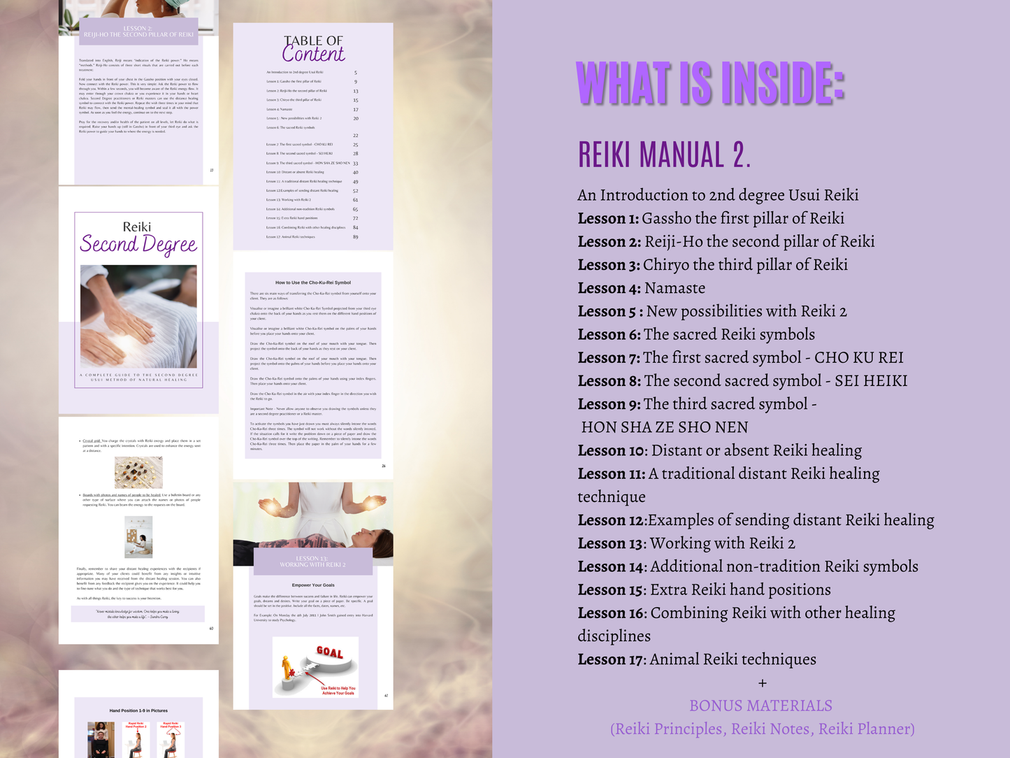 Reiki Manuals (1st and 2nd Degree)